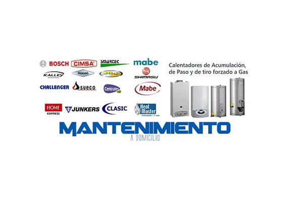 servicio mantenimiento calentador